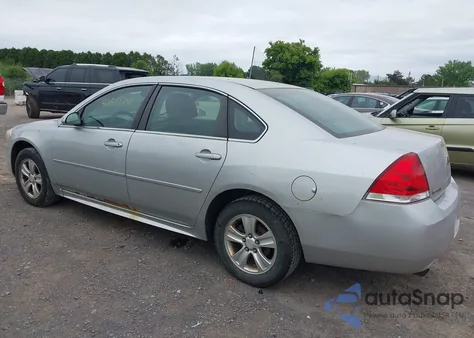 2012 Chevrolet Impala Ls z USA, uszkodzony, nr VIN 2G1WF5E35C1174950